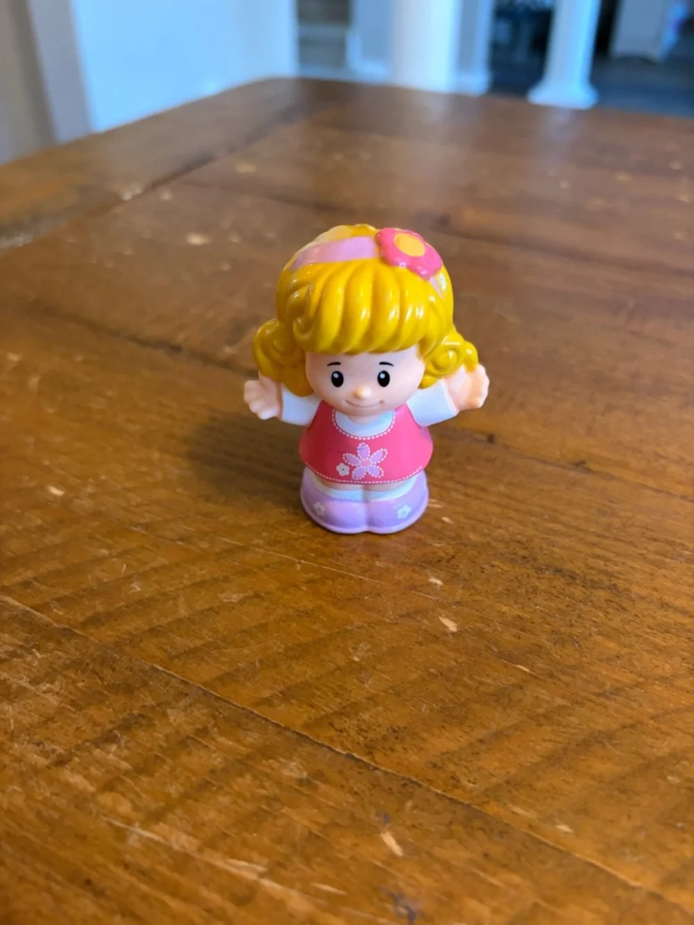 Fisher Price Little People blonde haired girl as is